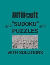 Difficult 320 Sudoku Puzzles with solutions