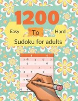 1200 Easy to hard sudoku for adults