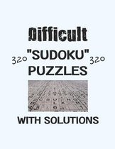 Difficult 320 Sudoku Puzzles with solutions