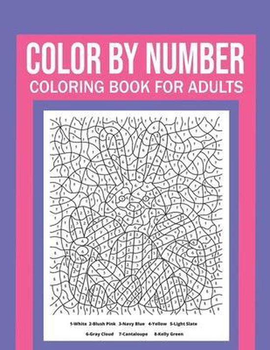 Foto: Color by number coloring book for adults