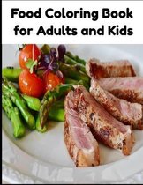 Food Coloring Book for Adults and Kids