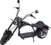 Fastic® Elektrische Scooter - 2021 - Harley Davidson - 45km/h - E-Chopper - Zwart - Elektrisch - NL Kenteken