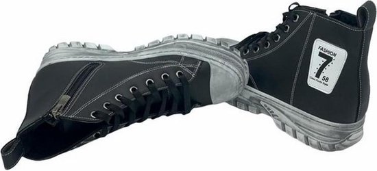 La Pèra Zwarte Sneaker Gympen Vrouwen Gymp zwart Dames - Maat 38 | bol.com