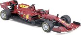 Bburago Ferrari Scuderia SF1000 #5 Sebastian Vettel Formule 1 seizoen 2020 van de 1000e race in Toscane schaal 1:43 raceauto schaalmodel