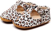 Supercute chaussures pour enfants en cuir imprimé léopard imprimé animal 18 à 24 mois taille 22/23