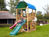 Speeltoren Hout • Jungle Farm 2 slides