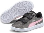 Puma Sneakers - Maat 34 - Meisjes - Grijs/zilver/roze