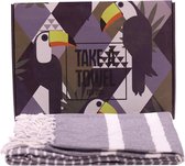 Hamamdoek - Take A Towel - fouta - 90x170 cm - 100% katoen - pestemal - TAT 4A-1