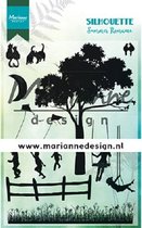 Stempel - Claer stamp - Marianne Design - silhouette summer romance