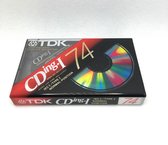 Audio Cassette Tape TDK 74 CDing-I normal position  / Uiterst geschikt voor alle opnamedoeleinden / Sealed Blanco Cassettebandje / Cassettedeck / Walkman / TDK cassettebandje.