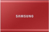 3. Samsung T7 Portable SSD 1TB Rood