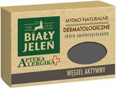 Bialy Jelen - Natuurlijke Dermatologische Zeep met Groene Klei - Goed Voor Vette Huid Met Eczeem Vergrote Porien  Acne en Meeeters -125 g