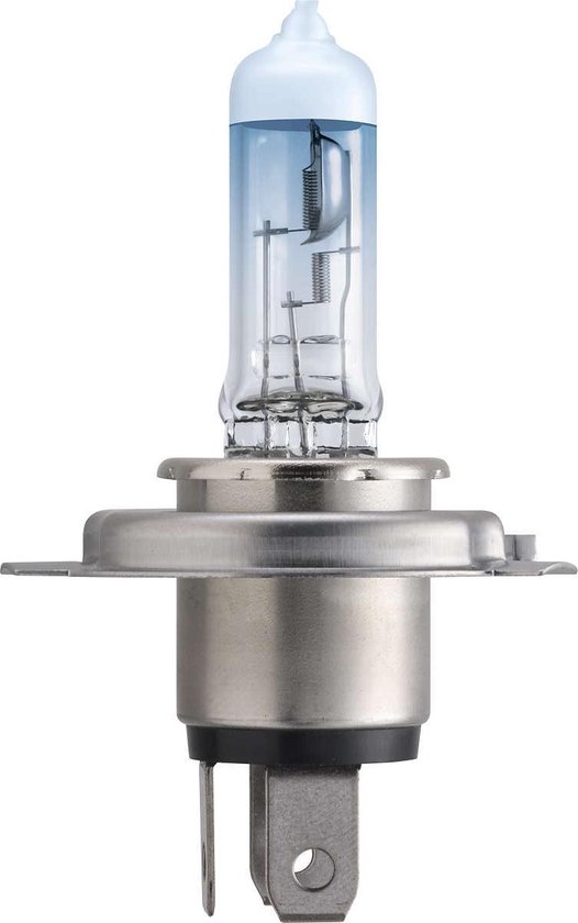 Philips White Vision H4 55W/12V Halogeen Lampen, set à 2 stuks | bol.com
