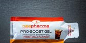 Neapharma Energy Gel - Cafeïne gel met cola smaak - 33 gr koolhydraten - 2:1 fructose-glucose ratio - Per 5 gels