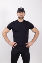 Oranĝo S/S Sportshirt Heren - Maat XXL