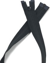 YKK rits, Deelbaar spiraal 55 cm Zwart