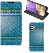 Telefoon Hoesje Geschikt voor Samsung Galaxy A32 5G Wallet Case Jeans