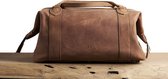 Tanned / Cognac leren weekend reistas
