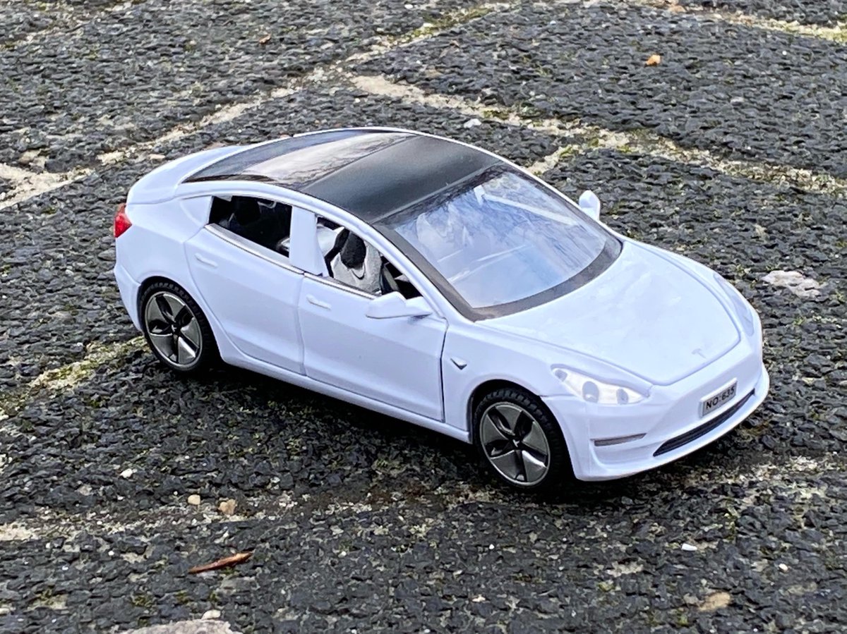micro Aarde Voorzien Tesla Model 3 schaalmodel auto (1:32)'' - Voor jong en oud! Met levensechte  details... | bol.com