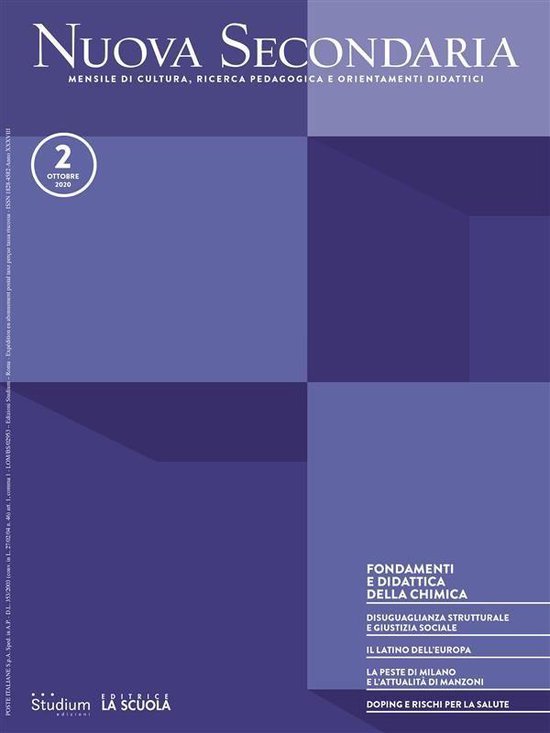 Rivista Nuova Secondaria 12 - Nuova secondaria 2/2020 - cover