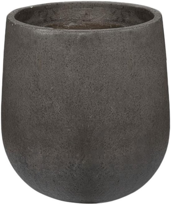 Pot Casual Black L ronde grote bloempot 50x55 cm zwart | bol.com