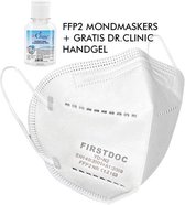 1x FFP2 / KN95 Mondkapje - Mondmasker van hoge kwaliteit FFP2 Mondkapje | GRATIS DR.CLINIC HANDGEL