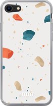 6F hoesje - geschikt voor iPhone SE (2020) - Transparant TPU Case - Terrazzo N°3 #ffffff