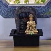 Zen Dao Boeddha - fontein -interieur - fontein voor binnen - relaxeer - zen - waterornament - cadeau - geschenk - relatiegeschenk - origineel - lente - zomer - lentecollectie - zomercollectie - afkoeling – koelte