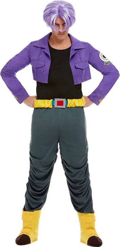 FUNIDELIA Trunks kostuum - Dragon Ball voor mannen - Maat: XL - Paars