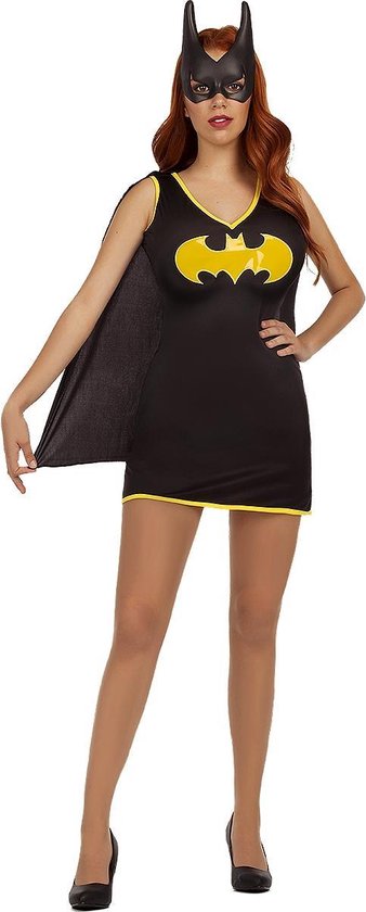 FUNIDELIA Batgirl jurk voor vrouwen - Barbara Gordon - Maat: L - Zwart