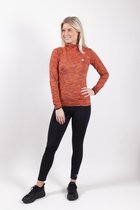 Oranĝo L/S Sportshirt Dames - Maat S