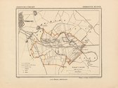 Historische kaart, plattegrond van gemeente Bunnik in Utrecht uit 1867 door Kuyper van Kaartcadeau.com