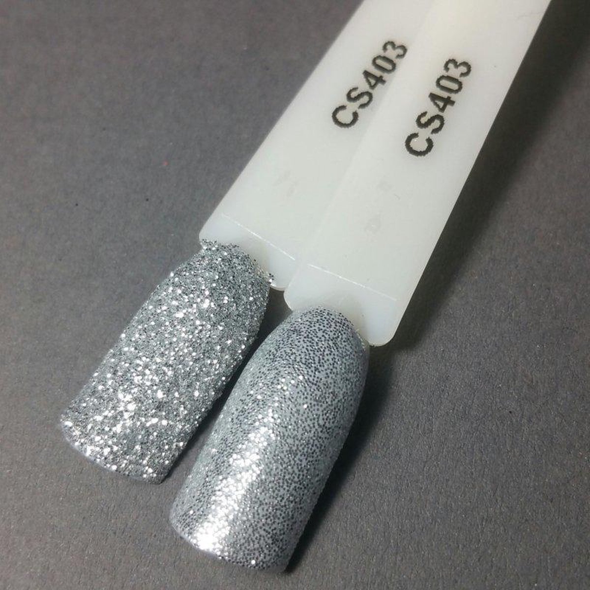 Goedkoopste Nagel glitter - Korneliya Crystal Sugar 403 Zilver