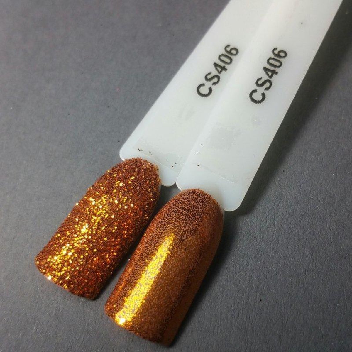Goedkoopste Nagel glitter - Korneliya Crystal Sugar 406 Copper