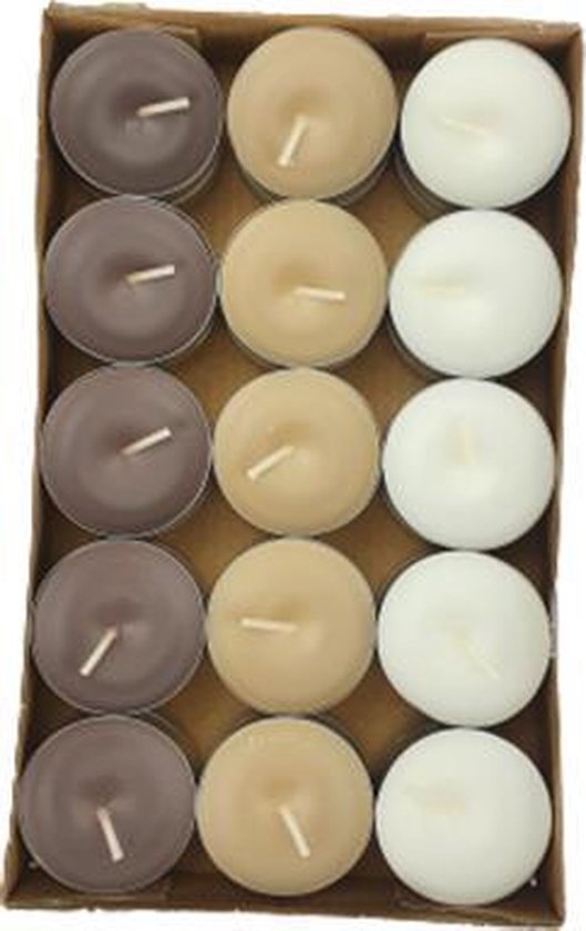 Les prix Bougie parfumée tealight bâtons de cannelle Parfum Pack de 6 des bougies chauffe-plat