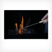 Druline haard wandhaard bio ethanol haard wit