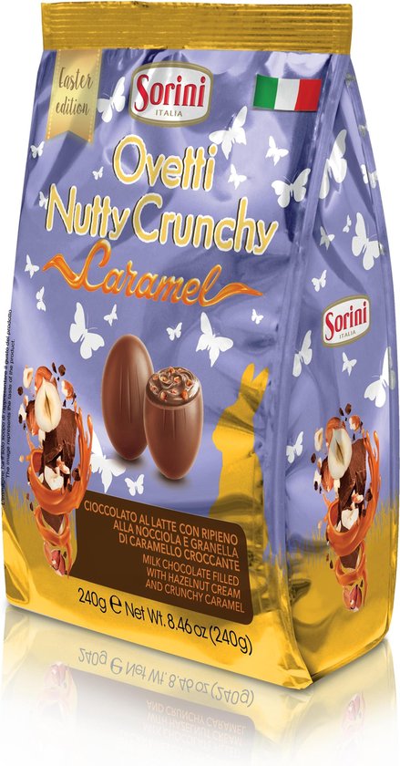 Foto: Sorini paas chocolade melk nutty crunch eitjes 240 gram