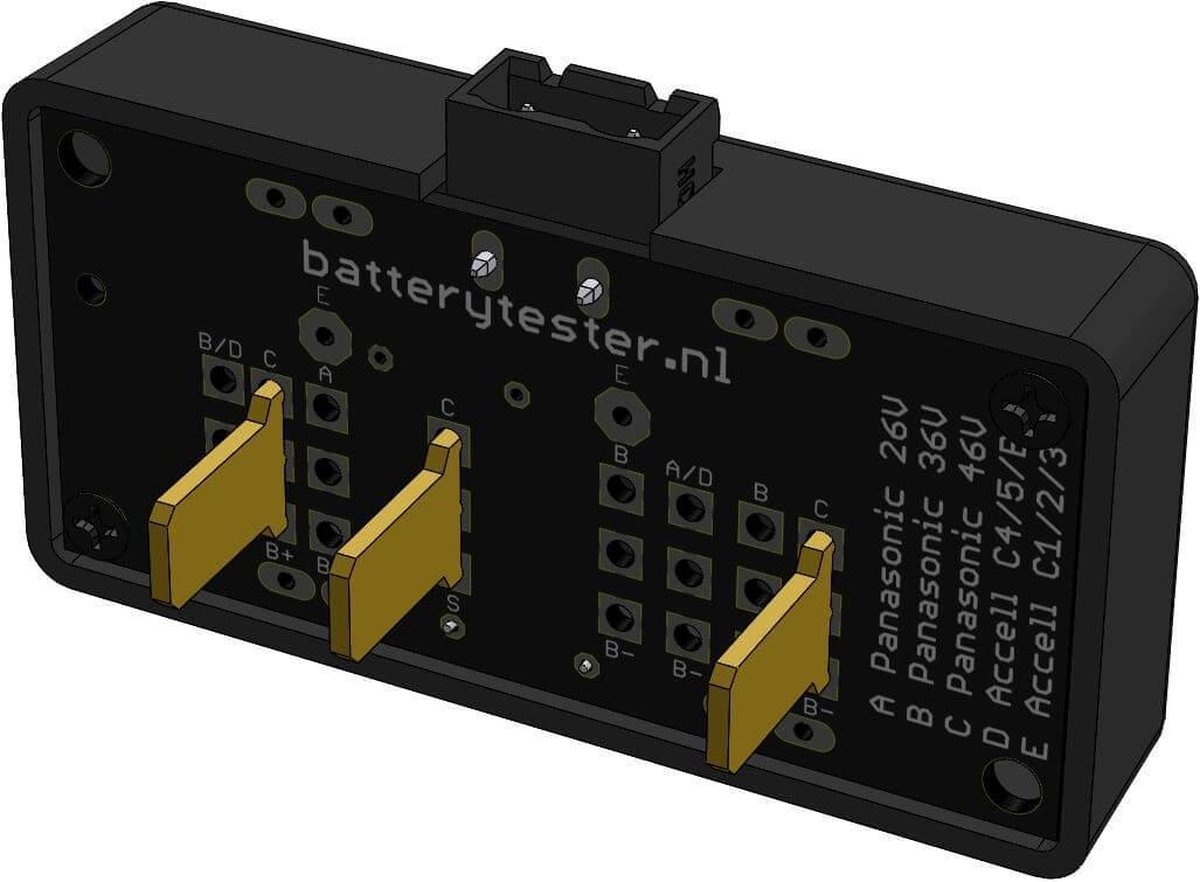 Batterytester adapter Flyer Panasonic Vollblut