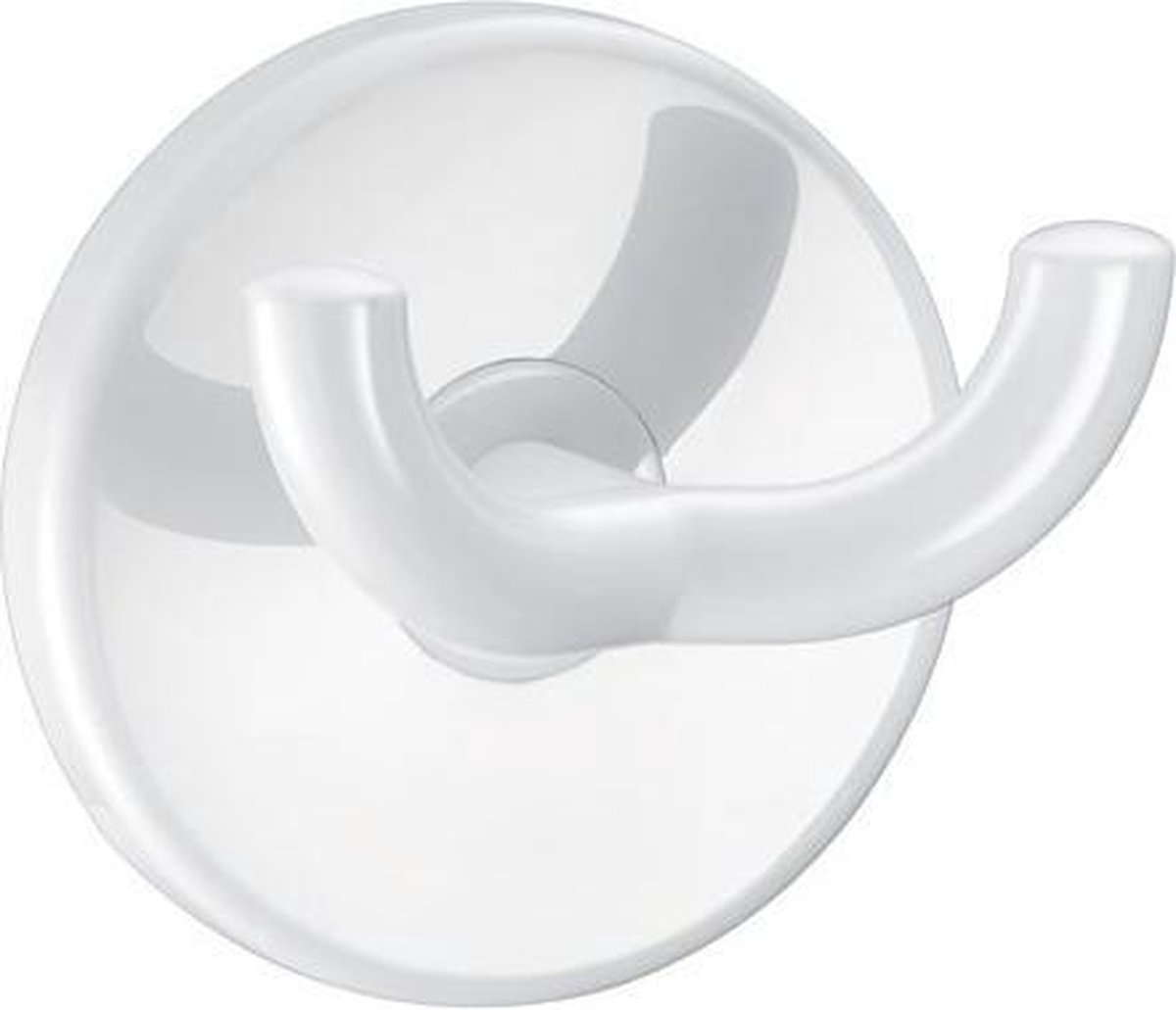 Dubbele haak Nylon wit