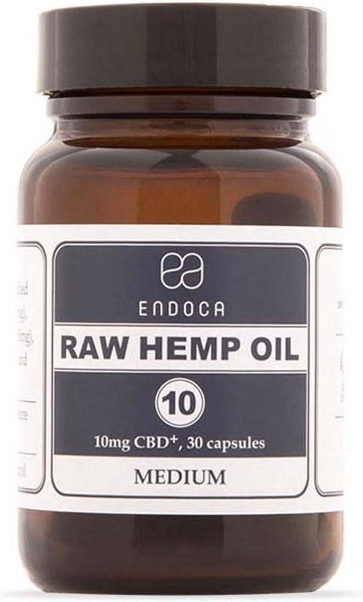 Goedkoopste Endoca - CBD Capsules Raw 300mg (10mg CBD per capsule