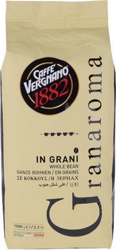 Caffè Vergnano 1882 Gran Aroma - koffiebonen - 1 kilo