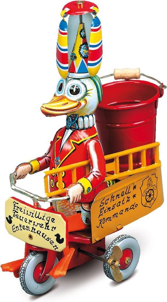 Wilesco - Feuerwehr-ente Uhrwerk - WIL10280 - modelbouwsets, hobbybouwspeelgoed voor kinderen, modelverf en accessoires
