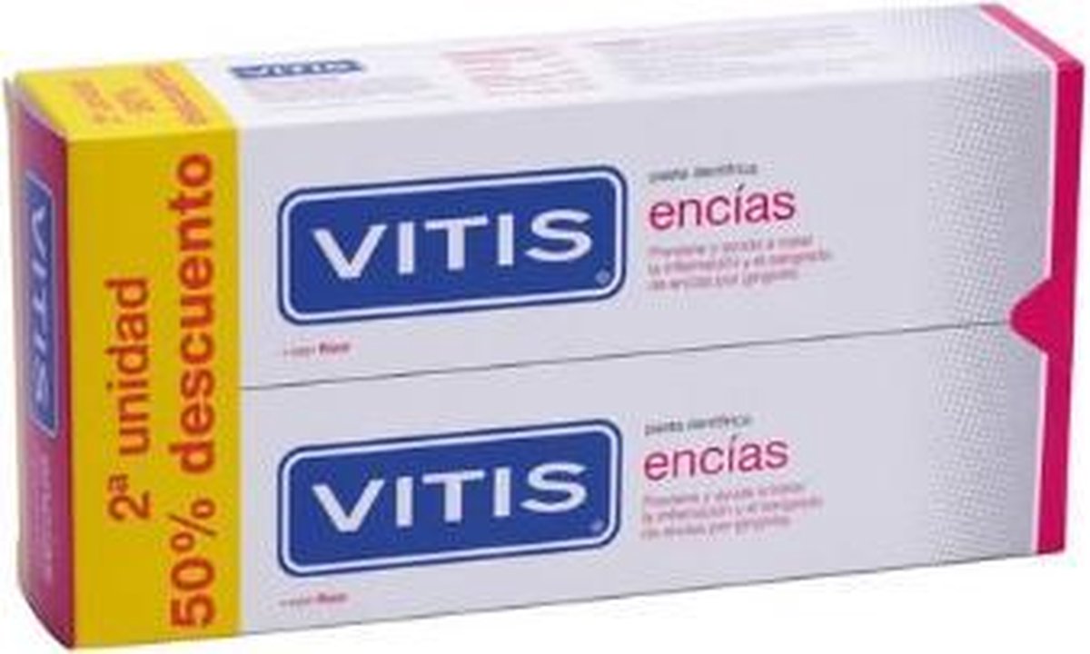 Vitis Gums Toothpaste With Fluoride Duo 2 X 150 Ml