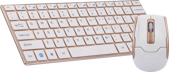 Keyboard Gaming - toetsenbord HK3910 2,4 GHz draadloos 78-toetsen Metalen  ultradun... | bol.com