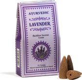 Ayurvedische Lavendel backflow wierookkegels