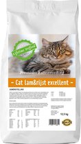 Lifetime Petfood - Cat Lam & Rijst Excellent - 12,5 Kg - Premium Quality -