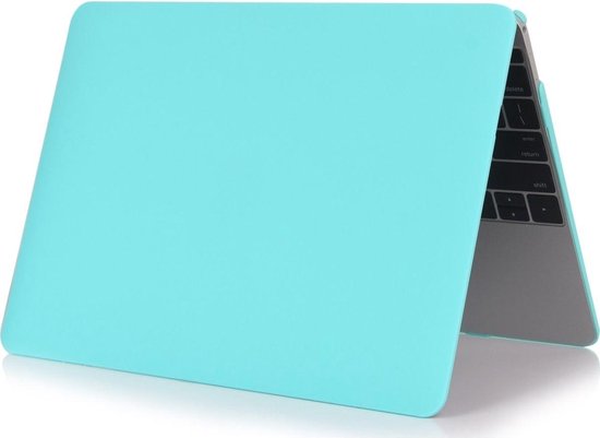 NC Hardcover Case Cover Apple Macbook AIR 13.3 Inch - (A1932/A2179)  - Hard Shell Hoes - 2018/2019/2020 - Hardcase Beschermhoes - Mat Blauw - Macbook AIR 13.3 Inch - Nc