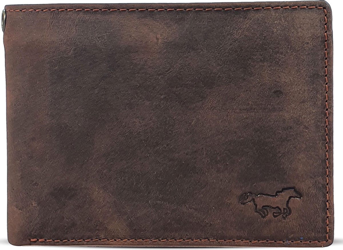 Safekeepers Portemonnee Heren - Portemonnee mannen - Portemonnee jongens - portefeuille heren - Bruin - Hunter