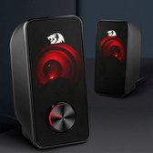 Redragon Sentor GS500 PC GAMING Geluidspeakers | 2.0 Stereoluidspreker met verlichting - Zwart