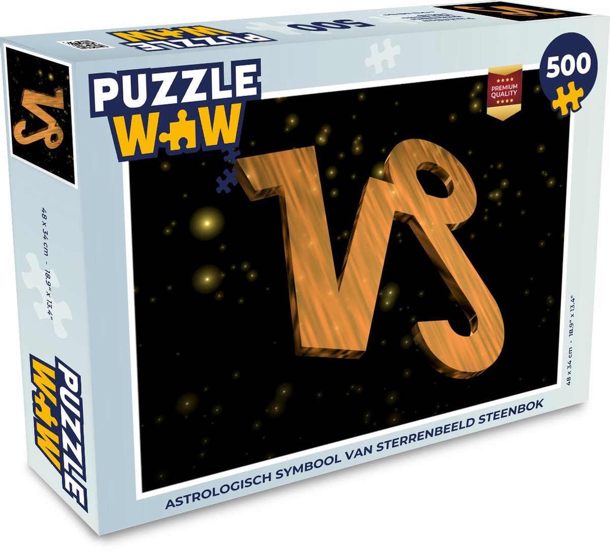 Afbeelding van product Puzzel 500 stukjes Steenbok sterrenbeeld - Astrologisch symbool van sterrenbeeld steenbok - PuzzleWow heeft +100000 puzzels